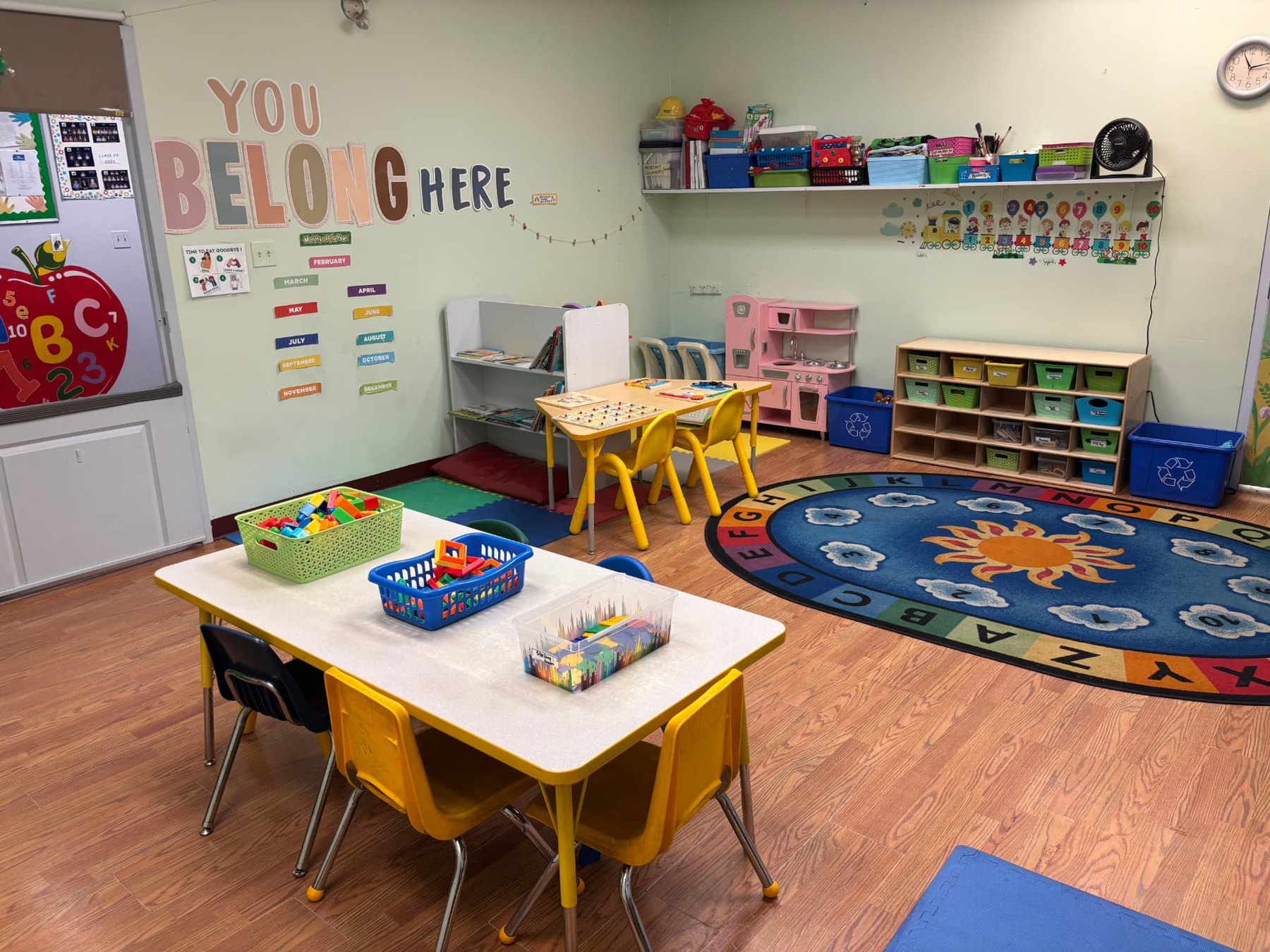Tables set for building and drawing